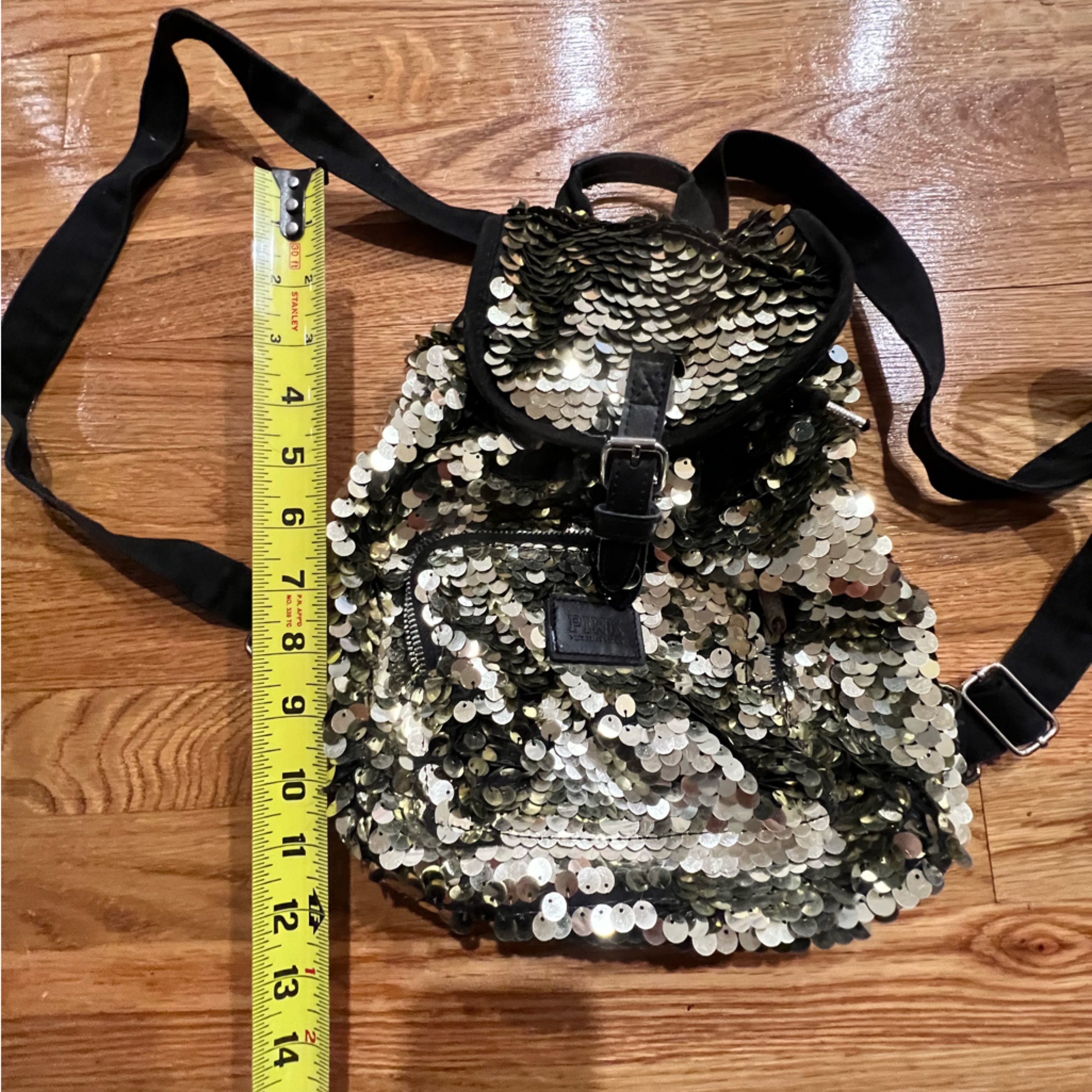 Pink Mini Sequin Backpack